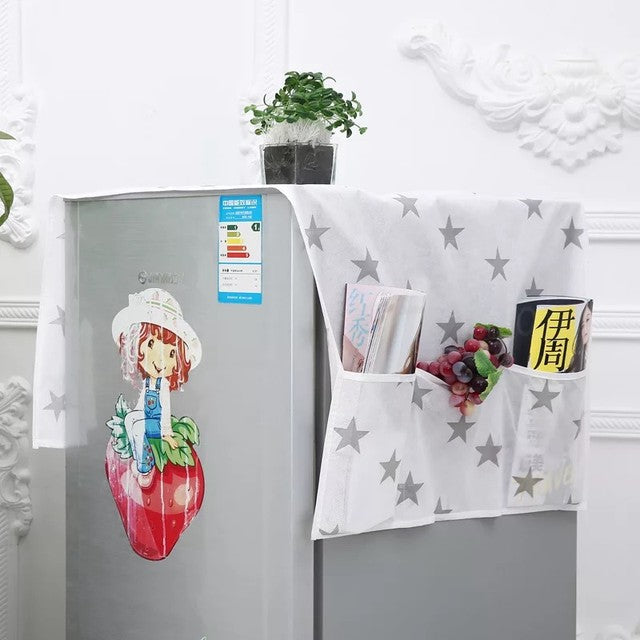 Anti-Dust Waterproof Oil-Proof Refrigerator Fridge Cover